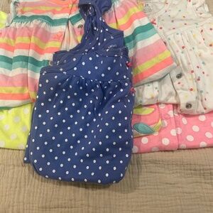 Girls’s Carter’s bubble romper bundle
